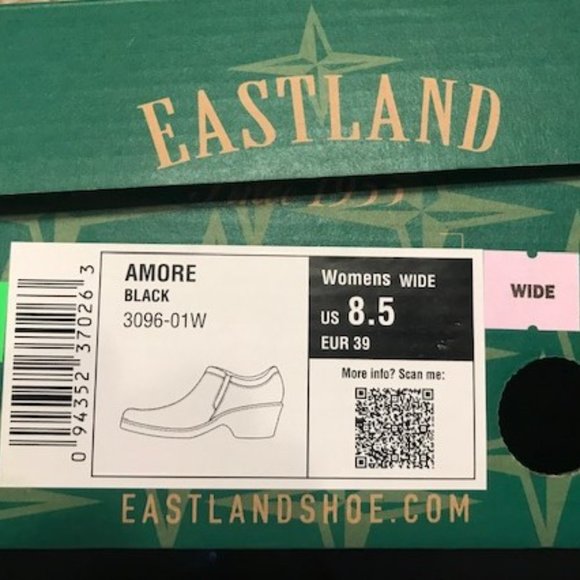 Never worn Women's Eastland Amore Black shoes. - Picture 4 of 4